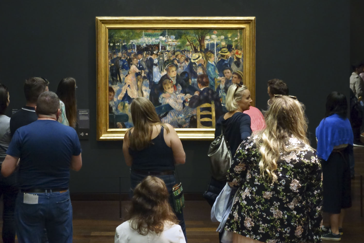 Marcus Bunyan (Australian, b. 1958). 'Dreaming of where you are now...' Pierre-Auguste Renoir. Bal du moulin de la Galette 1876, Musee d'Orsay, Paris, 2017/2022